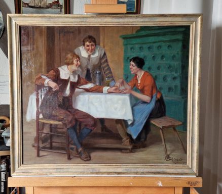 Gemälde Nach der Restaurierung Gemälde im Neuen Rahmen